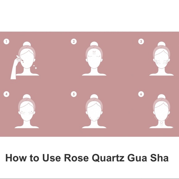 Glowiest Rose Quartz Gua Sha Massage Tool & Eye Mask Gift Set - Picture 5 of 9